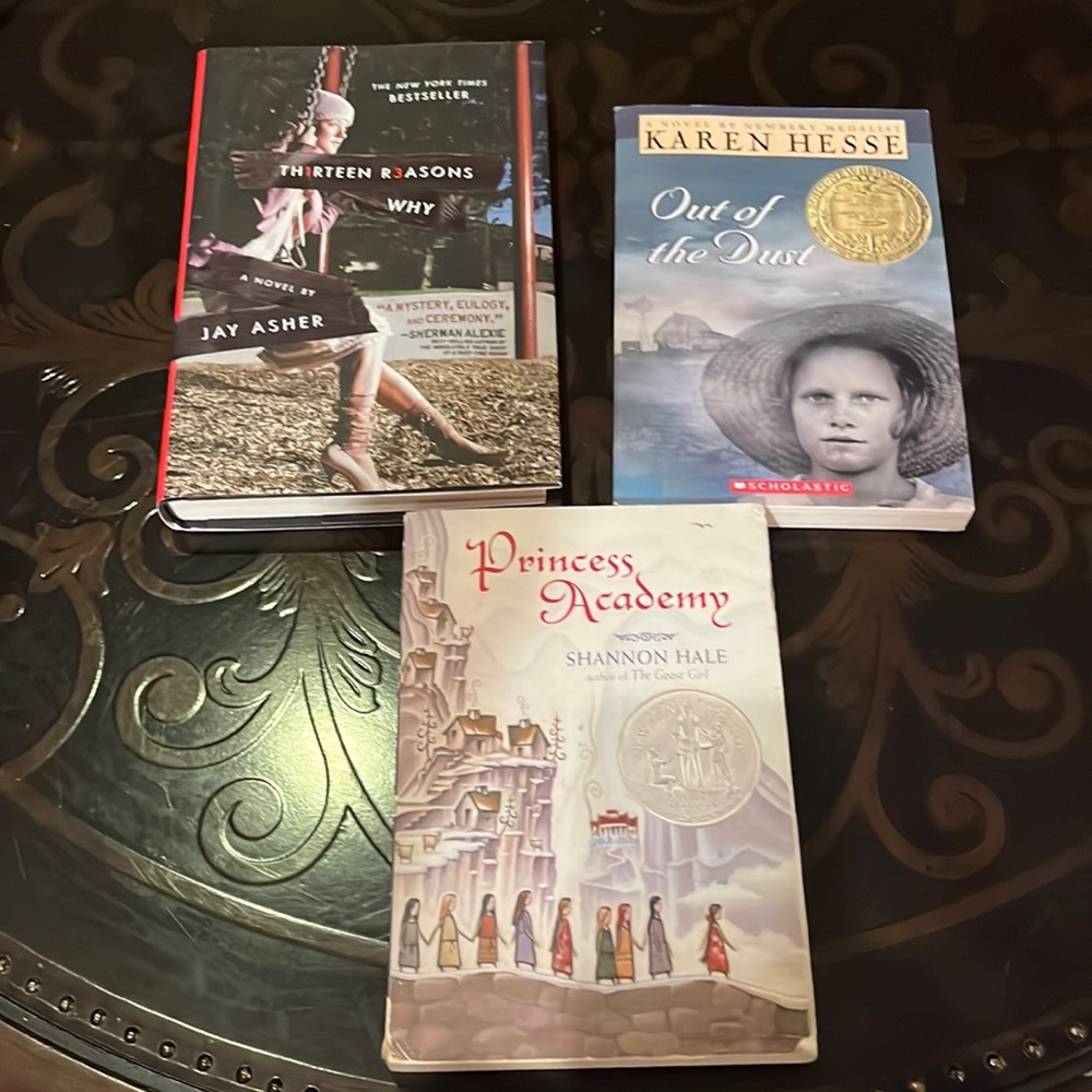 Out of the Dust, Princess Academy, 13 Reasons Why Books
